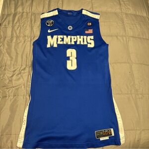 Game worn Memphis Tigers Chris Crawford #3 jersey